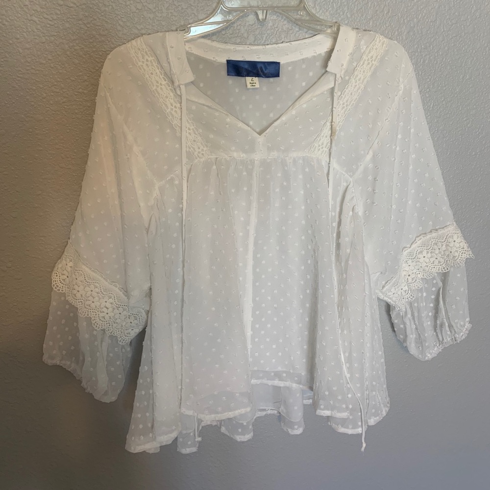 Shyer White Blouse